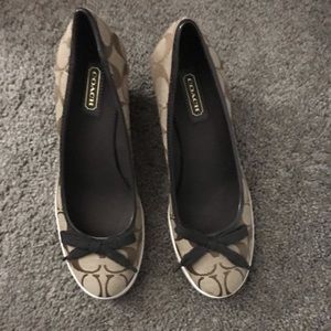 Coach signature wedges